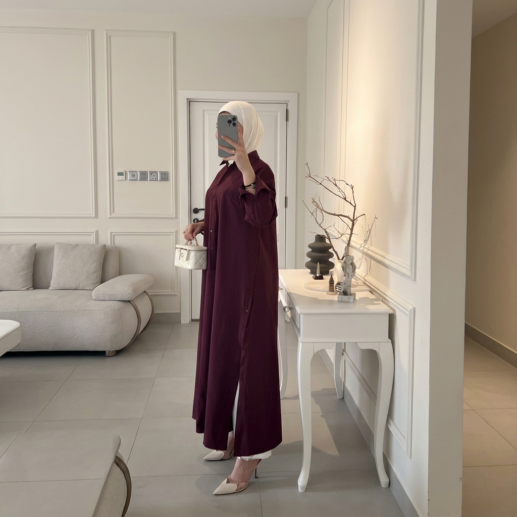 Chemise Sirine — Longue & Coupe Évasée